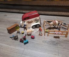 schleich horse trailer and accessories