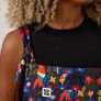 Lucy & Yak Dungarees Animals & Flowers Print Image 3