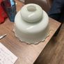 antique glass lamp shade Image 3