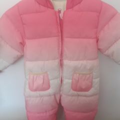 New baby snowsuit .No tags but never worn with fleece lining .A generous size 0-3months