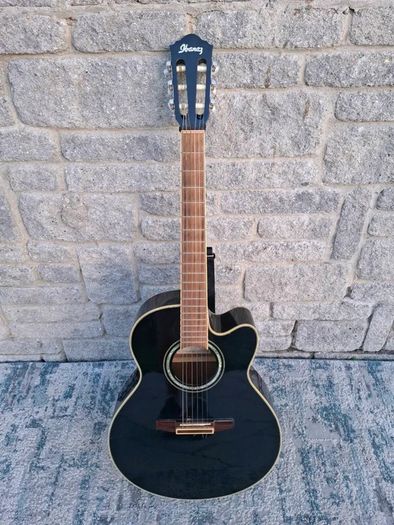 Ibanez AEL10NE-BK Electro-Nylon String Guitar