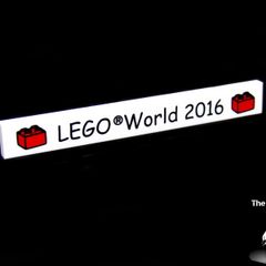 Lego World Fair Promotion Set Tile from Denmark 2016 A Rare Promotion Tile From Private Collection Collected At The Lego World Fair in Bella Center Copenhagen Denmark February 2016 RARE AND HARD TO FIND