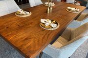 Ex Display 180cm Solid Wood Dining Table, Ex Display