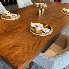 Ex Display 180cm Solid Wood Dining Table, Ex Display