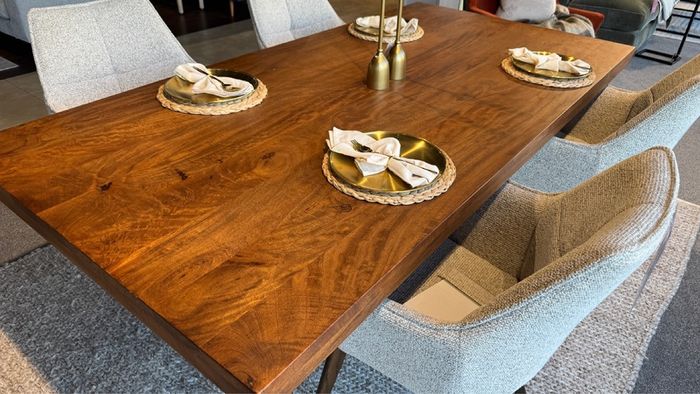 Ex Display 180cm Solid Wood Dining Table, Ex Display