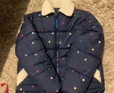 Mini Boden star winter coat size 9-10