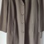 Eastex Wool & 20% Cashmere Coat with Detachable Fur. Size 20 Image 2