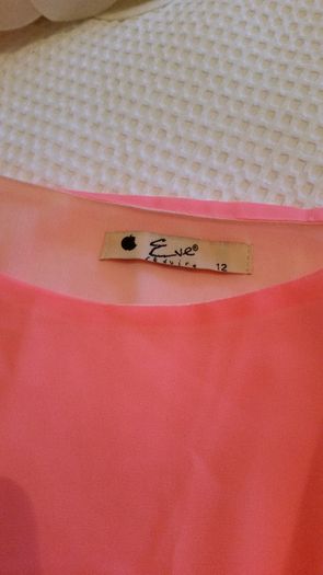 Neon Pink & Cream Top