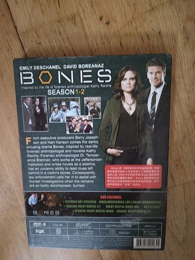 Dvds. Bones.