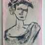 Original Painting Irish  Figurative Roman Statue Painting Original Art contemporary Irish art Image 2
