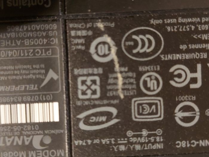 HP Compaq Laptop, Model nc6400, for parts or repair, not powering on