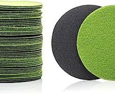 GLASS POLISH 13203 GP-PRO100 Silicon Carbide Sanding Disc with Hook and Loop | P320 Abrasive Disc | 50mm | Pack of 50