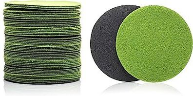 GLASS POLISH 13203 GP-PRO100 Silicon Carbide Sanding Disc with Hook and Loop | P320 Abrasive Disc | 50mm | Pack of 50