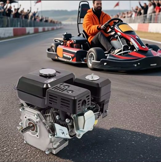 7.5 HP Petrol engine, 20mm Shaft OHV Pull Start Air Cooled Petrol Engine for Generator Water Pump Go-Kart