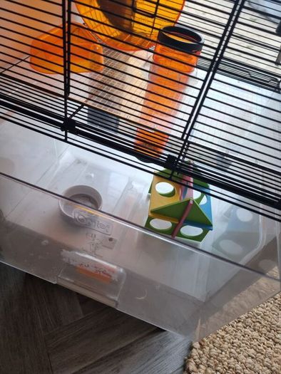 Bedside locker hamster cage
