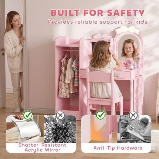 Kids Dressing Table & Vanity Set
