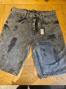 Mens waist 30 denim shorts new