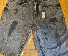 Mens waist 30 denim shorts new