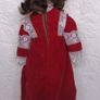 1982 Porcelain Doll & Metal Stand Image 2