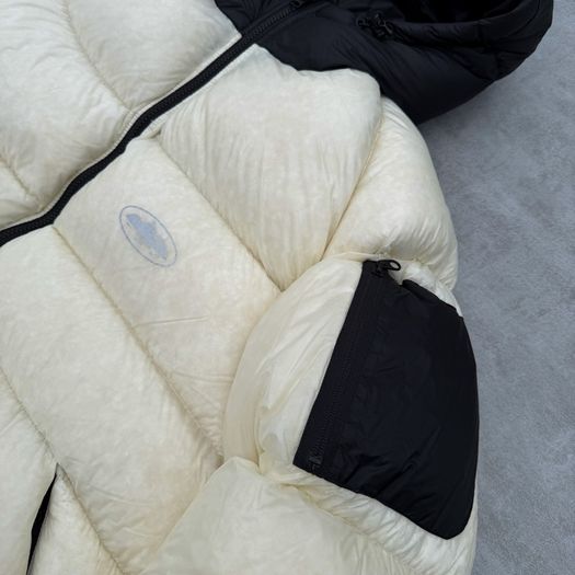 Black & Cream Corteiz Bolo Lite Jacket