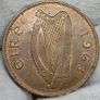 Ireland 1968 1d Penny Mint Error Blide Chick Image 3