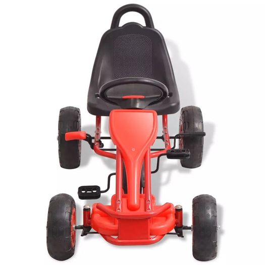 Pedal Go-Kart with Pneumatic Tyres Red