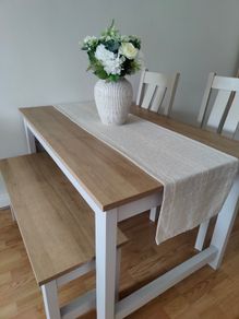 Table, Bench and Chairs