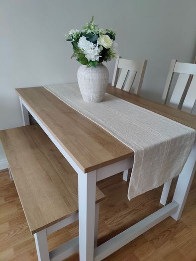 Table, Bench and Chairs