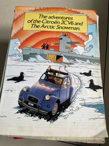 Rare The adventures of the Citroen 2cv6 and the arctic snowman
