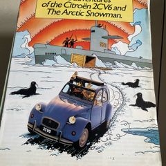Rare The adventures of the Citroen 2cv6 and the arctic snowman