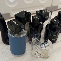 Empty perfume bottles