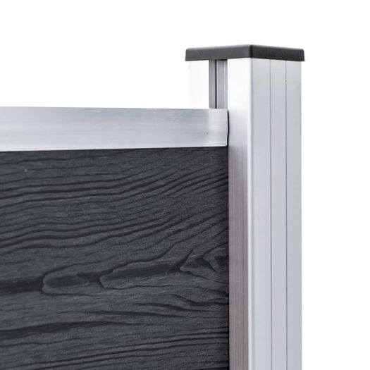 Garden Fence WPC 180x105 cm Grey