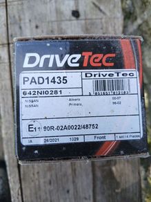 Nissan almera break pads