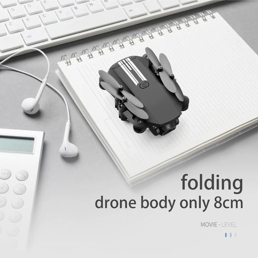 New Mini Drone 4K 1080P HD Camera WiFi Fpv Air Pressure Altitude Hold Black And Gray Foldable Quadcopter RC Dron Toy