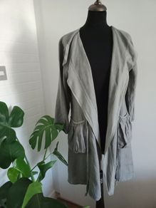 linen coat size M