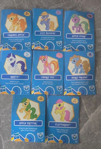 G4 Collector Cards off Mini Figures just 1 Euro Each - Selection 4 - MLP G4 My Little Pony