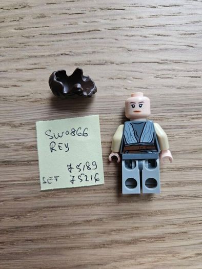 lego sw0866 rey, set 75189, 75216
