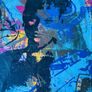 Original signed mix media painting by New York artist Bobby Kareem Hill Image 3