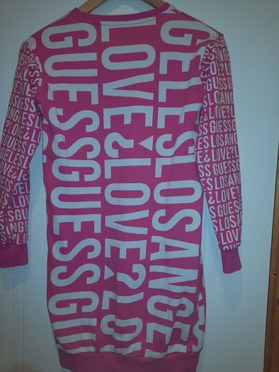 girls guess pink dress