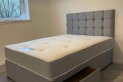 4ft Small Double Divan Beds Available With Different Designs Of Headboards &amp; Optional Drawers