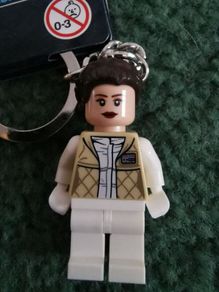 Lego keychain Princess Leia