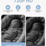 GHB 5-Inch Baby Monitor with Camera and Night Vision, IPS Screen, 2-Way Audio, Temperature Sensor, Digital Zoom, Lullabies, Feeding Reminder, VOX Mode Image 3