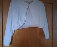 girls ivory cardigan