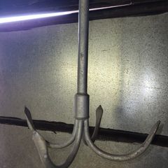 Galvanised anchor
