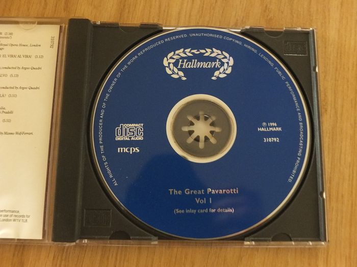 The Great Pavarotti Vol. 1 And 2 (cd Albums)