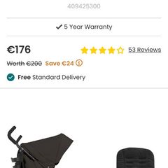 Mamas and Papas Buggy and foot muff