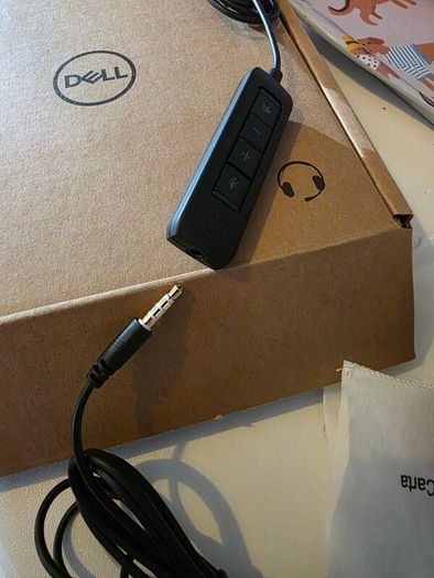Brand New DELL Stereo Wired On-Ear Headset