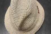 Vintage English Tweed Trilby Hat  Size 7