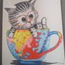 painting Cat in the mug Image 3