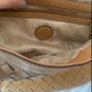 shoulder tan weave leather bag Annie Klien brand Image 7